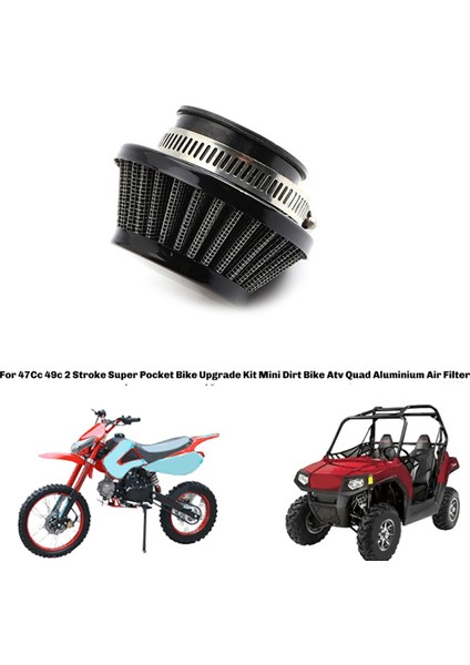 Motosiklet Universal 35MM Hava Filtresi 47/49CC Cep Bisiklet Mini Kir Bisiklet Karbüratör Arayüzü Hava Filtresi Siyah (Yurt Dışından) modelleri