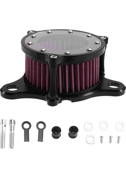 Motosiklet Hava Filtre Kiti Harley Sportster Için Hava Temizleyici Seti XL883 XL1200 Demir 883 48 72 1991-2021 (Yurt Dışından) modelleri