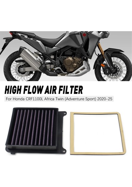 Honda CRF1000L Için Motosiklet Hava Filtresi Twin Adventure Sport 2020-2025 Motosiklet Aksesuarları (Yurt Dışından) fiyatları
