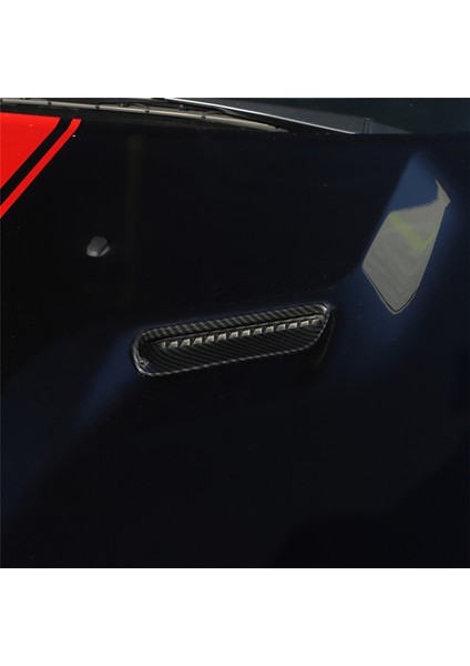 1paır Motor Kapak Trim Hava Akışı Emme Kaputu Dodge Challenger Havalandırma Kapağı 2009-2014 Abs Karbon Fiber Çıkartma Kapakları (Yurt Dışından) modelleri