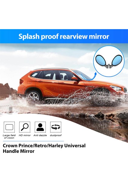 California Style Sol ve Sağ Araba Klasik Retro Kapı Kanad (Yurt Dışından) fırsatları