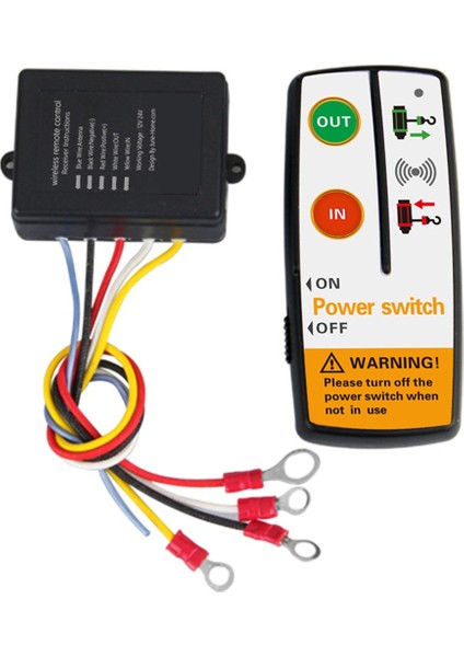 12V Kablosuz Vinç Uzaktan Kumanda Anahtarı Kiti Jeep Atv Kamyonu Alıcı Modülü Verici Elektrik Anahtarı Denetleyicisi (Yurt Dışından)