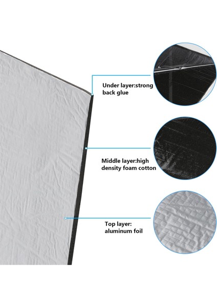 10PCS Yalıtım Mat Arabası Ses Yalıtım Mat Kendi Yapışkanlı Yalıtım Matı Yalıtım Mat Paspaslı Araç Su Geçirmez Fireproof (Yurt Dışından) modelleri