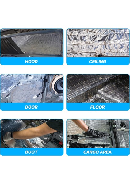 10PCS Yalıtım Mat Arabası Ses Yalıtım Mat Kendi Yapışkanlı Yalıtım Matı Yalıtım Mat Paspaslı Araç Su Geçirmez Fireproof (Yurt Dışından) indirimleri