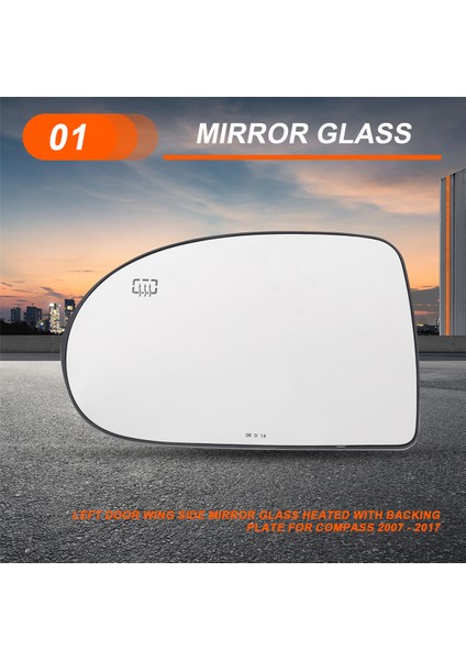 Jeep Compass 2007 - 2017 Destek Plakası ile Isıtılmış So (Yurt Dışından) fırsatları