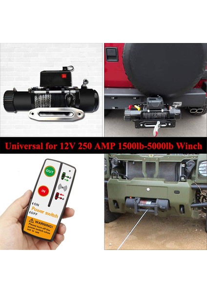 12/24V Jeep Atv Suv Kamyonları Alıcı Modülü Verici Elektrik Anahtarı Denetleyicisi Için Çok Yönlü Vinç Uzaktan Kumanda Kiti (Yurt Dışından) modelleri