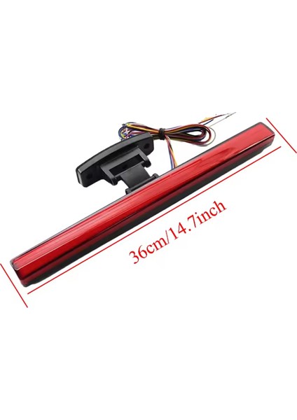 12V Evrensel Araba Üçüncü Fren Yüksek Monte 3. Fren Lambası 2W Gösterge Lambası Arka Arka Lamba LED Yüksek Durma Işıkları (Yurt Dışından) fırsatları