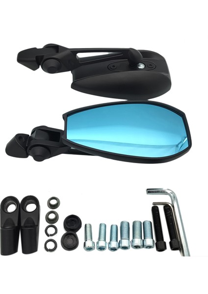 Motosiklet Dikiz Aynaları Gidon Arka Görünüm Aynası Gidonlar Aynalar Motosiklet Aksesuarları (Yurt Dışından)
