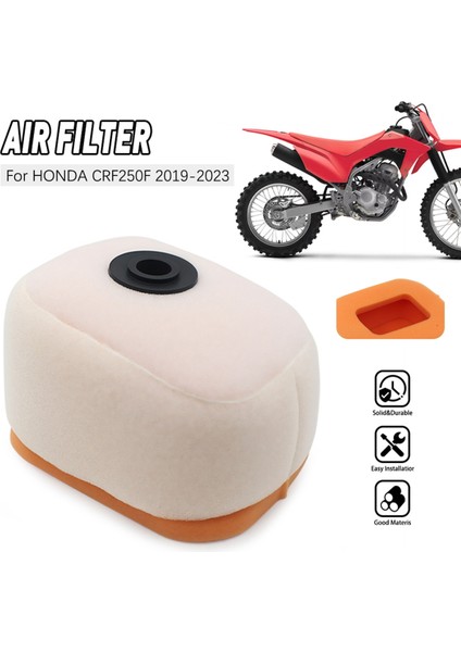 Honda CRF250F 2019-2023 Motosiklet Aksesuarları Için Motosiklet Hava Filtresi (Yurt Dışından) modelleri