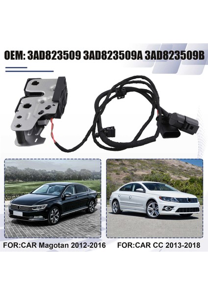 Araba Hood Mandal Kilit Montaj Kapağı Kilit Kilit Alt Kilit Vw cc 2013-2018 3AD823509 3AD823509A 3AD823509B (Yurt Dışından) fırsatları