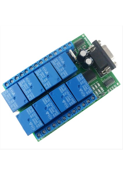 8 Ch RS232 Röle Kurulu Pc USB Uart Db9 Uzaktan Kumanda Anahtarı Plc Akıllı Ev Garaj Kapısı Araba Çiftliği Motoru (Yurt Dışından) fiyatları
