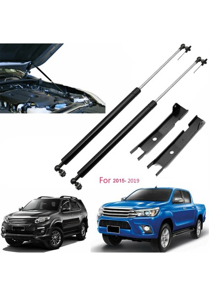 2pcs Araba Struts Toyota Hilux Revo 2016-2021 Için Hood Bonnet Damper Asansör Desteği (Yurt Dışından) fiyatları