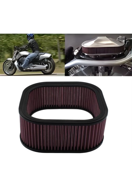 Motosiklet Yüksek Akış Hava Temizleyici Filtre Elemanı Sistemi 02-13 Harley Gece Çubuğu Vrscd Vrscd Vrscf Vrsca Sokak Çubuğu (Yurt Dışından) fırsatları