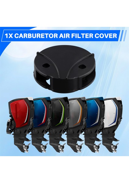 6E0-14417-00 Yamaha Outback Motor 2t 4hp 5 Hp Seapro Powertec 6E0-14418-00 Için Karbüratör Hava Filtresi Kapağı (Yurt Dışından) fırsatları