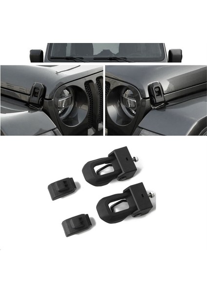 68240951AB Kapak Toka Menteşe Kaput Kilit Sol ve Sağ Kaput Mandal Kiti 68240952AD Wrangler Jl 2018-2019 (Yurt Dışından) fırsatları