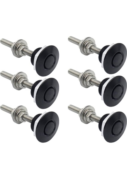 6set 1.25 Inç Alüminyum Araç Kaput Pimleri Pins-Quick Salıver (Yurt Dışından)
