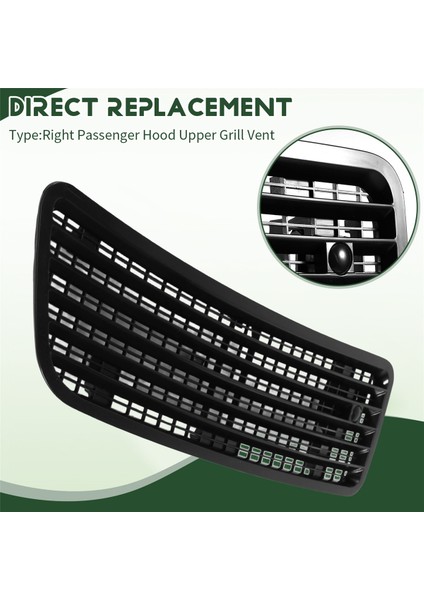 Araba tor Hood Üst Grille Grill Havalandırma Kapak Trim (Yurt Dışından) indirimleri