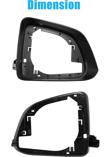 Tesla del Y 2019-2023 Yan Ayna Kapak Alt Alt Braket Çe (Yurt Dışından) fırsatları