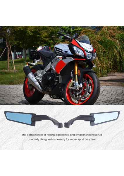 Motosiklet Rüzgar Kanadı Ayarlanabilir Dönen Dönme Dönüş Aynası Aprila Tuono 1100 V4 2021 2022 2023 Fabrika 2019-2023 (Yurt Dışından) indirimleri