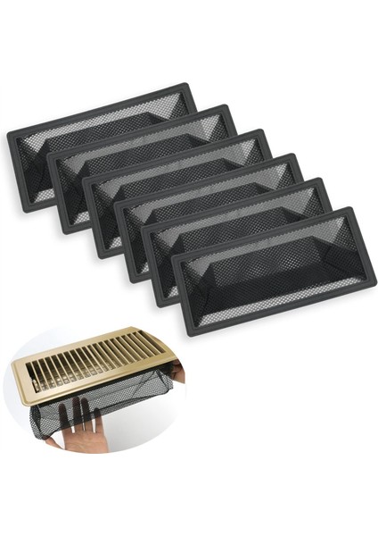 Zemin Kayıt Tuzağı, Airvent Filtre Mesh Catcher, Havalandırma Ekran Ağı Böcekleri, Madeni Paraları, Evcil Hayvan Kılını, Yiyecekleri Tutar (4X10IN/6 Pack) (Yurt Dışından) fiyatları