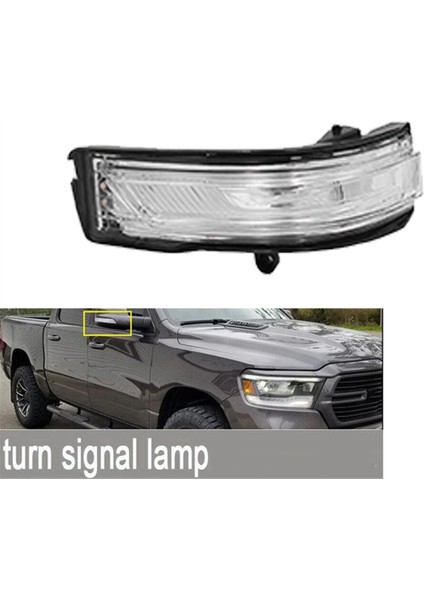 Araba Dikiz Aynası Dodge Ram Pickup Ram Için Sinyal Lambası 2019-2022 Yan Ayna Göstergesi Işık 68402096AA (Sağ) (Yurt Dışından) fırsatları
