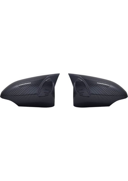 Toyota Camry 13-17 Camry Parçaları 1 Çift Karbon Fiber Boynuz Dikiz Ayna Muhafazaları Tersine Dönen Ayna Kapak Çıkartmaları (Yurt Dışından)