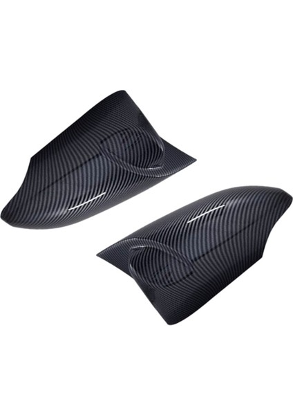 Toyota Camry 13-17 Camry Parçaları 1 Çift Karbon Fiber Boynuz Dikiz Ayna Muhafazaları Tersine Dönen Ayna Kapak Çıkartmaları (Yurt Dışından) fiyatları