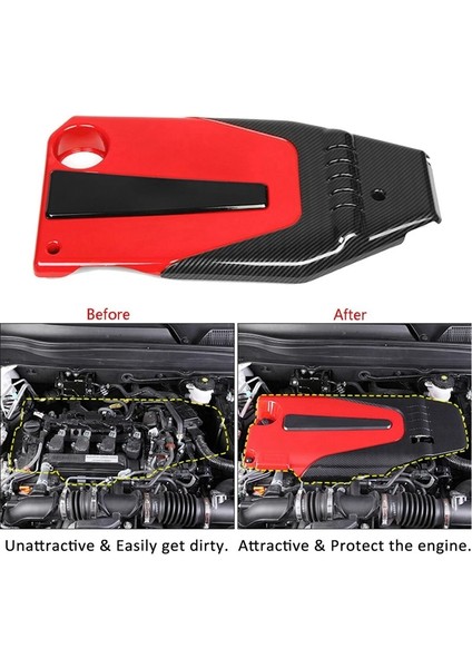 Araba Motoru Kapağı Kaput Kaput Abs Karbon Fiber Stili Honda Civic Accord Için Uygun 10TH 2016-2018 (Yurt Dışından) modelleri