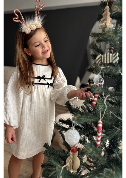 Kahverengi Pullu Geyik Boynuzu Figürlü Kız Çocuk Yılbaşı Taç fırsatları