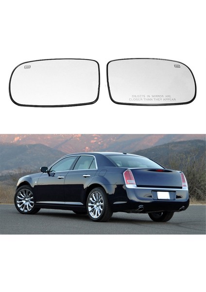 Araba Reversing Lens Lens Dikiz Ayna Lens Lens Reflektör Cam Chrysler 200 Dodge Şarj Cihazı 68101146AA 68101147AA (Yurt Dışından) fiyatları