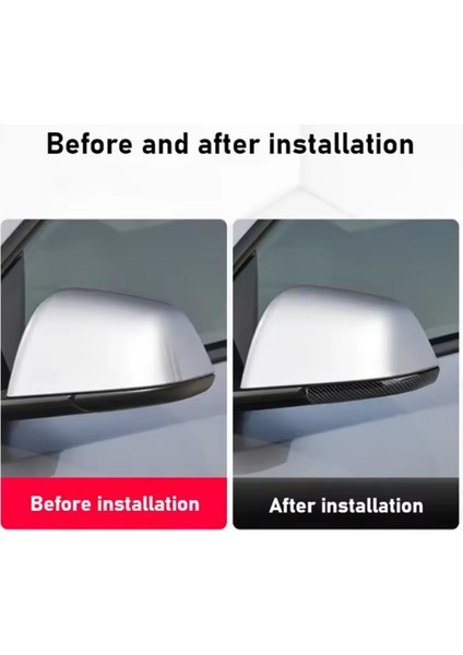 2pcs Araba Ayna Koruyucu Aracı Çarpışma Karşıtı Şerit Ara (Yurt Dışından) indirimleri