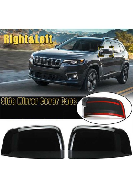 2pcs Dikiz Yan Ayna Kapak Kapağı Parlatıcı Kanat Aynası J (Yurt Dışından) fiyatları