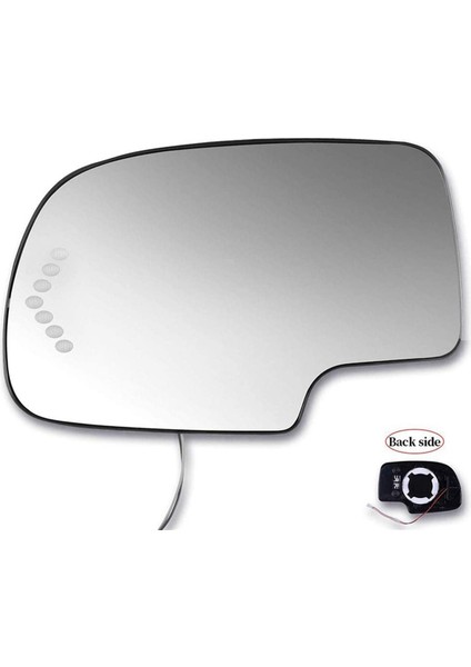 Ototiv Yan Dikiz Bakış Ayna Cam Isıtmalı Ayna Ters Ayna (Yurt Dışından)