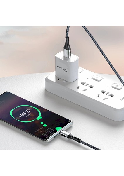 DC33 USB 3.0 To Lightning 1m Tel Örgü 60W Kablo - GÜMÜŞ-(5796) fiyatları