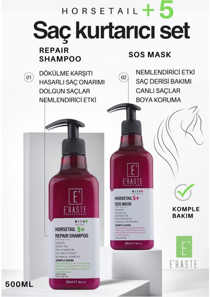 E'raste Horsetaıl Saç Bakım Serisi