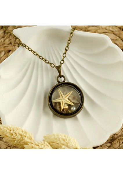 Deniz Yıldızı Canlı Kolye