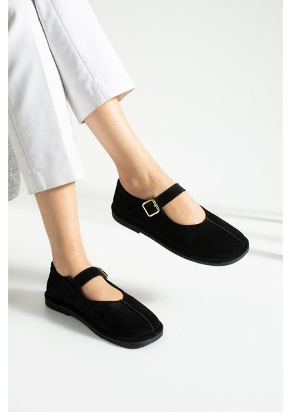 Cassiel Hakiki Deri Ayarlanabilir Toka Detaylı Kadın Lofer Siyah Deri fiyatları