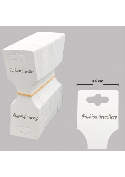 Oval Kesim Kolye Kartı