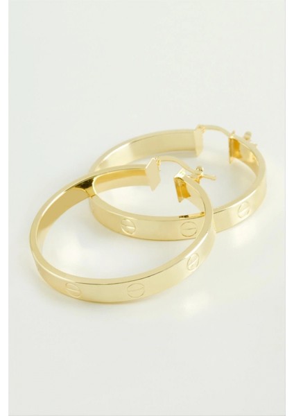 Crt Halka Küpe 4,5 cm