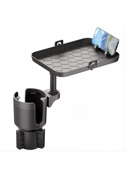 Araba Tepsisi Kupa Tutucu Döner 1/2 Içecek Tutucu Cep Telefonu Depolama Rafı Tepsi ile Araba Kupası Tutucu (Yurt Dışından) modelleri