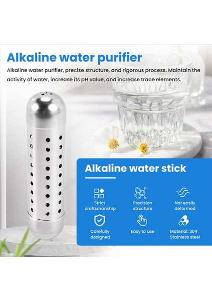 Saflaştırıcı Iyonizer Çubuğu Yükseltme Ph Negalı Yüklü Yapılandırılmış Su Alkalin Su Arıtıcısı Alkalin Su Çubukları (Yurt Dışından) fırsatları