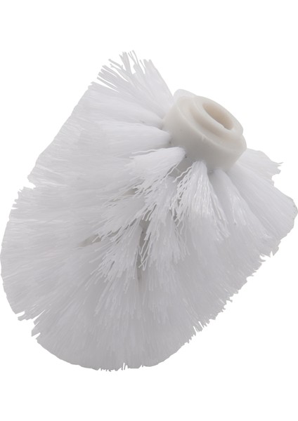 Yedek Yedek Banyo Aksesuarı Düz Plastik Tuvalet Temizlik Fırçaları Baş Tutucular Beyaz (2x Beyaz Kafalar) (Yurt Dışından)