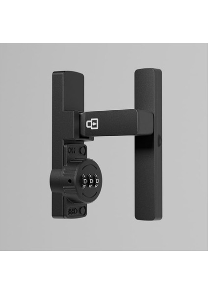 180 Derece Barn Kapı Kilidi Mandal Floresan Güvenli Evinizi Kolayca Takım Anahtarsız Giriş Çinko Alaşım Mat Siyah (Yurt Dışından) fiyatları