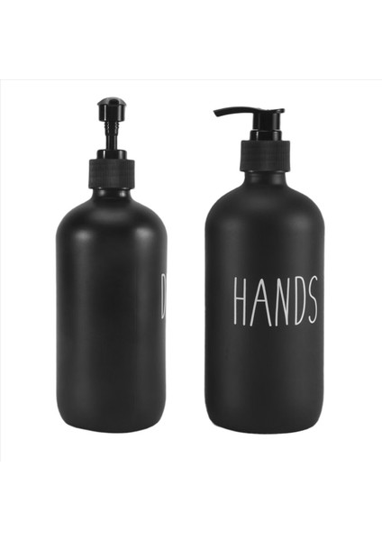 Sabun Dispenser Seti 2 Paketi, Bulaşık Sabun Dağıtıcı ve Pompa (Siyah) ile 16 Oz Cam Sabun Dağıtıcı Içerir (Yurt Dışından) indirimleri