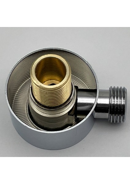 Duvar Tedarik Dirsek, Pirinç Yuvarlak Duvar Montajı Duş Hortum Konnektörü Aksesuarları G1/2 Inç Duş Için Su Çıkışı - Gümüş (Yurt Dışından) fırsatları