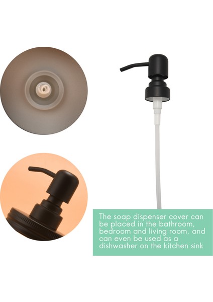Mason Kavanozları Veya Diğer Dıy Losyonu Sabun Dağıtıcıları Için Sabun Dağıtıcı Kapaklar, Paslu Pompa ve Kapak Replasmanı, 3 Paket (Yurt Dışından) indirimleri