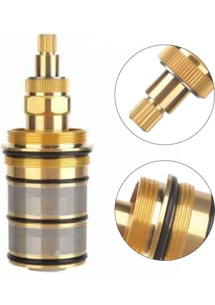 Termostatik Mikser Valfi, Duş Valfi, Pirinç Yedek Termostatik Kartuş, Yedek 20-48 Santigrat Termostatik (Yurt Dışından) modelleri