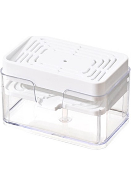 Mutfak Lavabo Tahliye Sabunu Dispenser Bulaşık Sabunu Pres Sabun Kutusu Sünger Mutfak Deterjanı Konteyneri (Yurt Dışından)