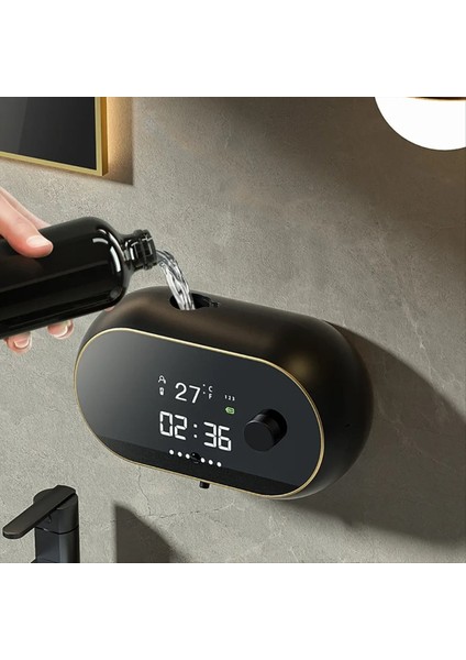 450ML Otomatik Köpük Sabunu Dispenser Akıllı Duvara Monte El Yıkamalı Banyo Için Dokunsuz Mutfak Aksesuarları (A) (Yurt Dışından) modelleri