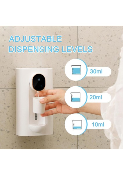 Banyo Için Otomatik Gargara Dağıtıcı 18 Oz Duvara Monte Edilmiş Akıllı Ağız Yıkama Dağıtıcı 2 Yeniden Kullanılabilir Bardak Siyah (Yurt Dışından) fırsatları